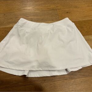 White Athletic Skirt